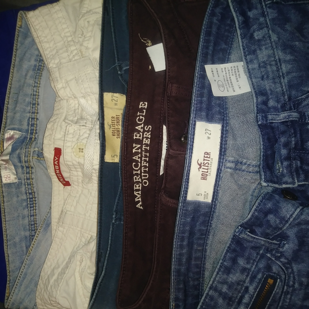 7 pairs of pants size 5!!!!